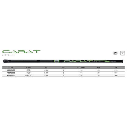 Carat Pole senza Elastico - Canna fissa
