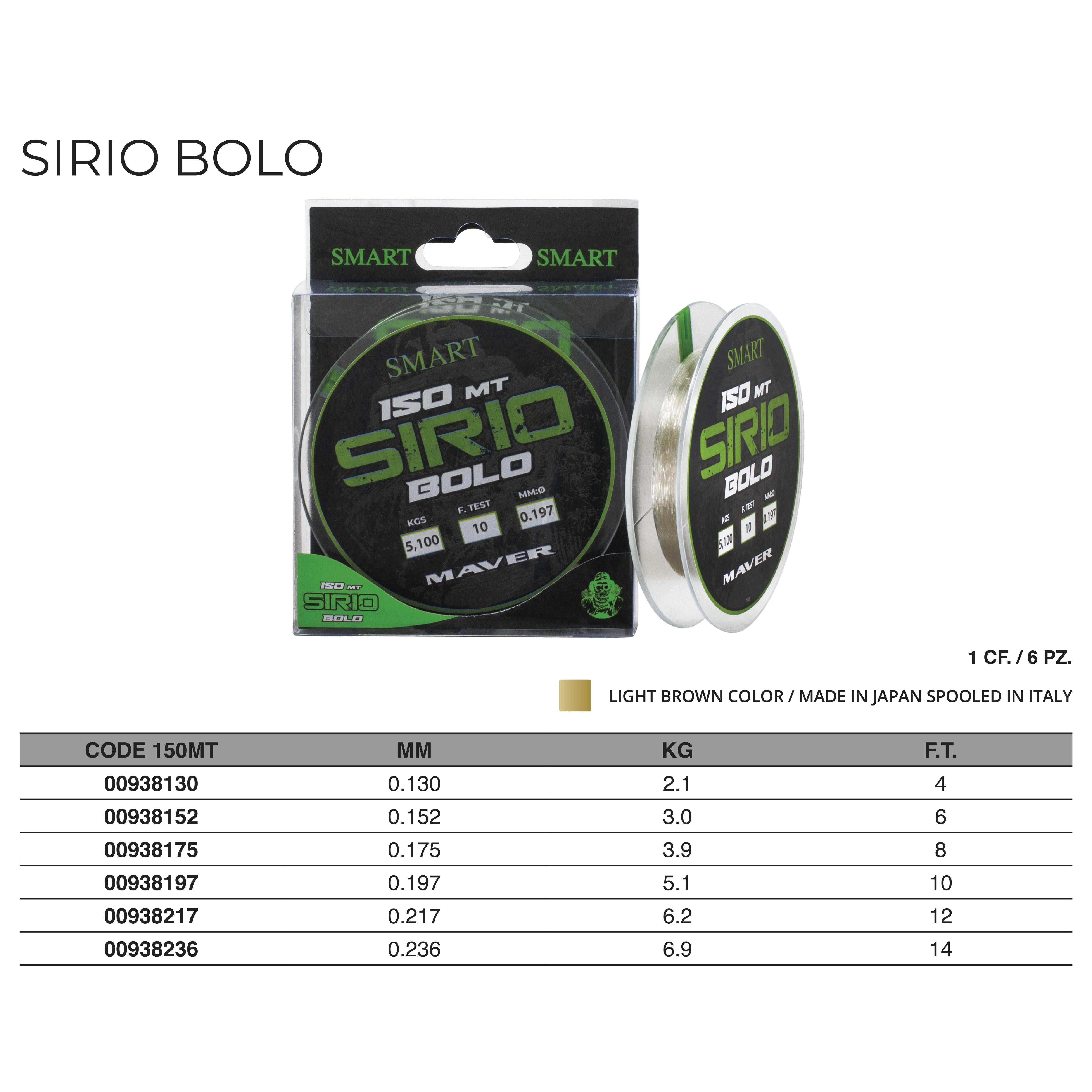 Monofilo Sirio Bolo 150m