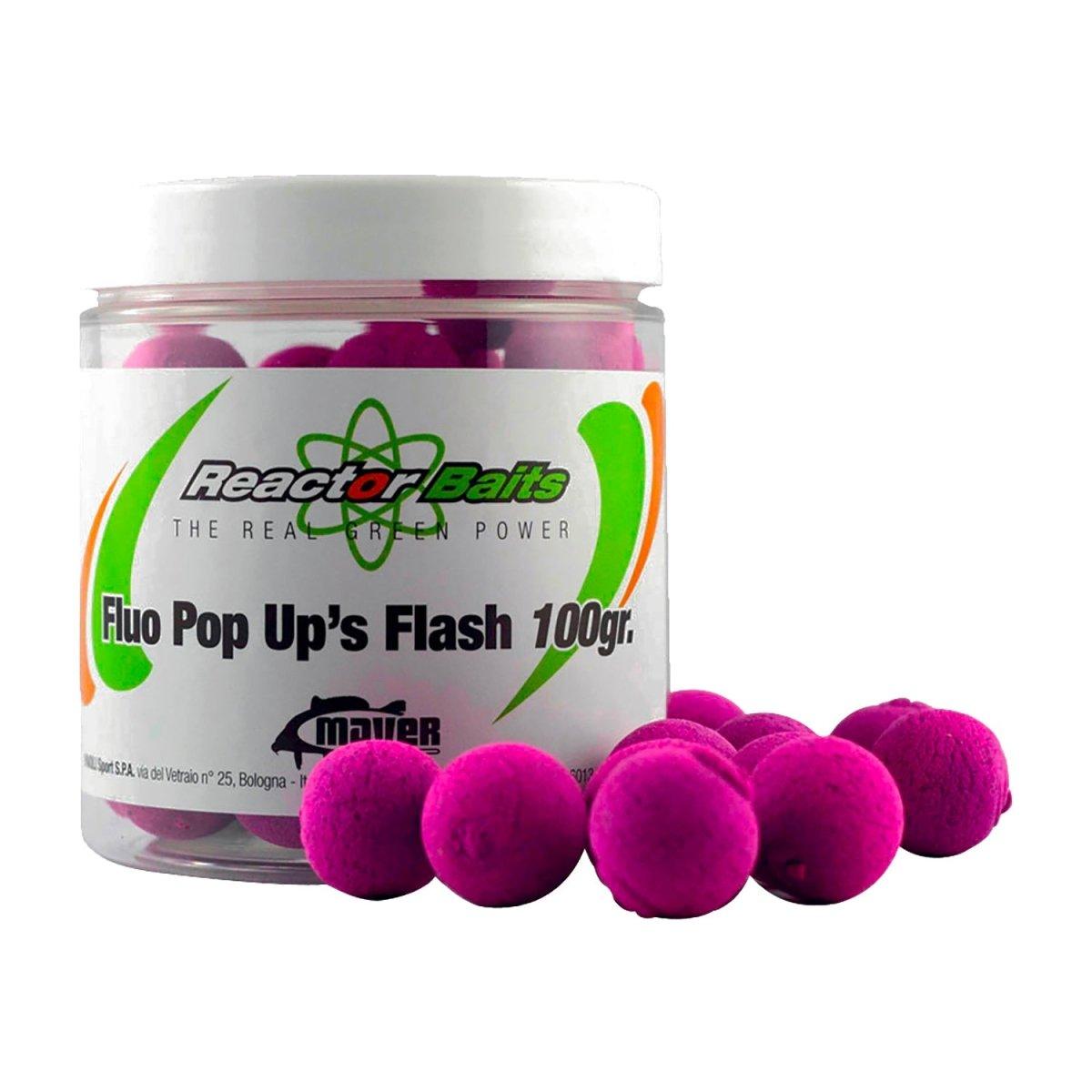 Fluo Pop Up's Flash 100g - Boilies - Playfishing