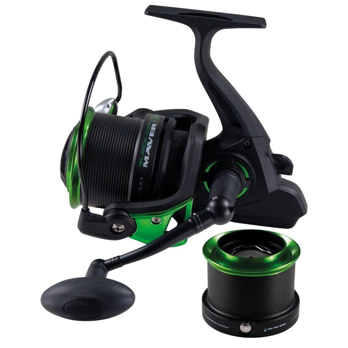 Mulinello Black Diavel 6000 con Doppia Clip Fermafilo - Playfishing